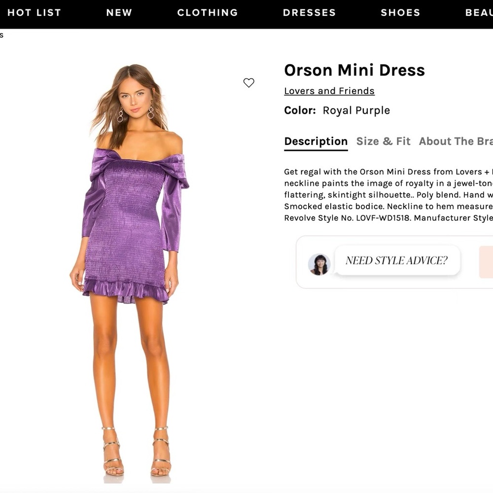 Lovers + Friends Orsen Mini Dress
